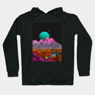 Convince Me That I'm Dreaming - Space Aesthetic, Retro Futurism, Sci-Fi Hoodie